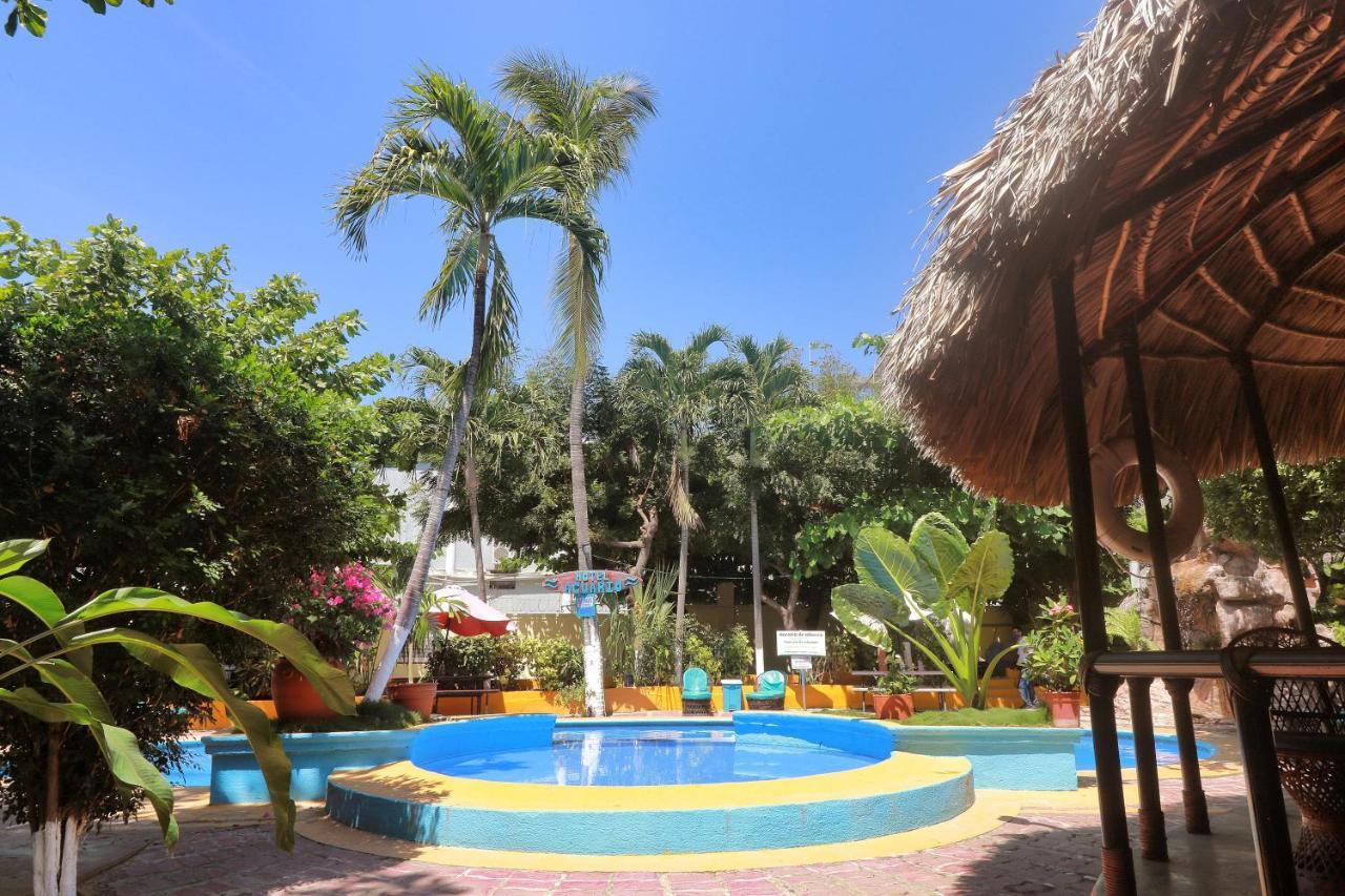 Hotel Bungalows Acuario Пуерто-Ескондідо Екстер'єр фото