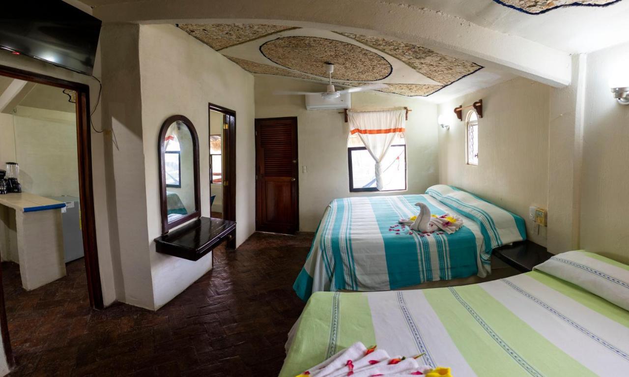 Hotel Bungalows Acuario Пуерто-Ескондідо Екстер'єр фото