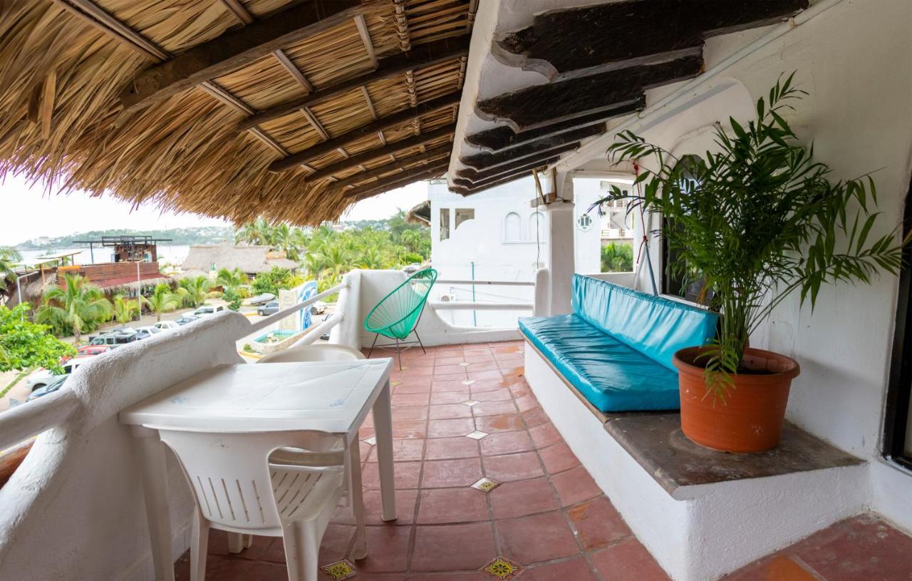 Hotel Bungalows Acuario Пуерто-Ескондідо Екстер'єр фото