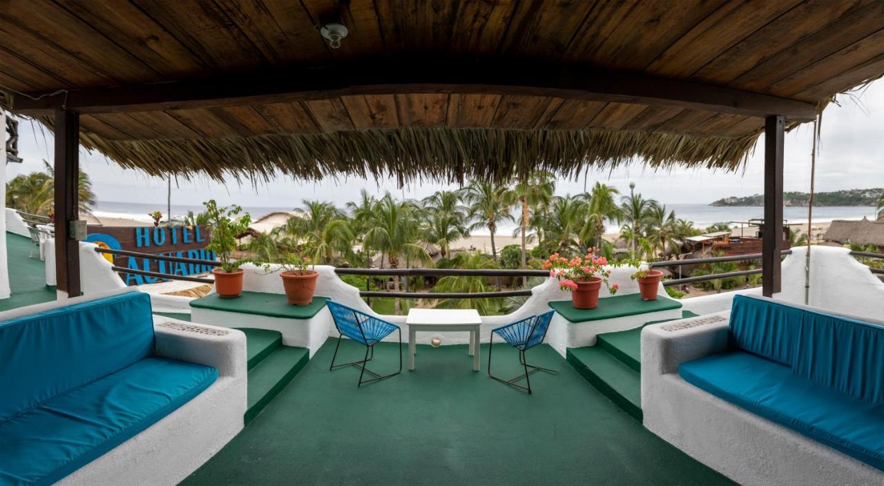 Hotel Bungalows Acuario Пуерто-Ескондідо Екстер'єр фото