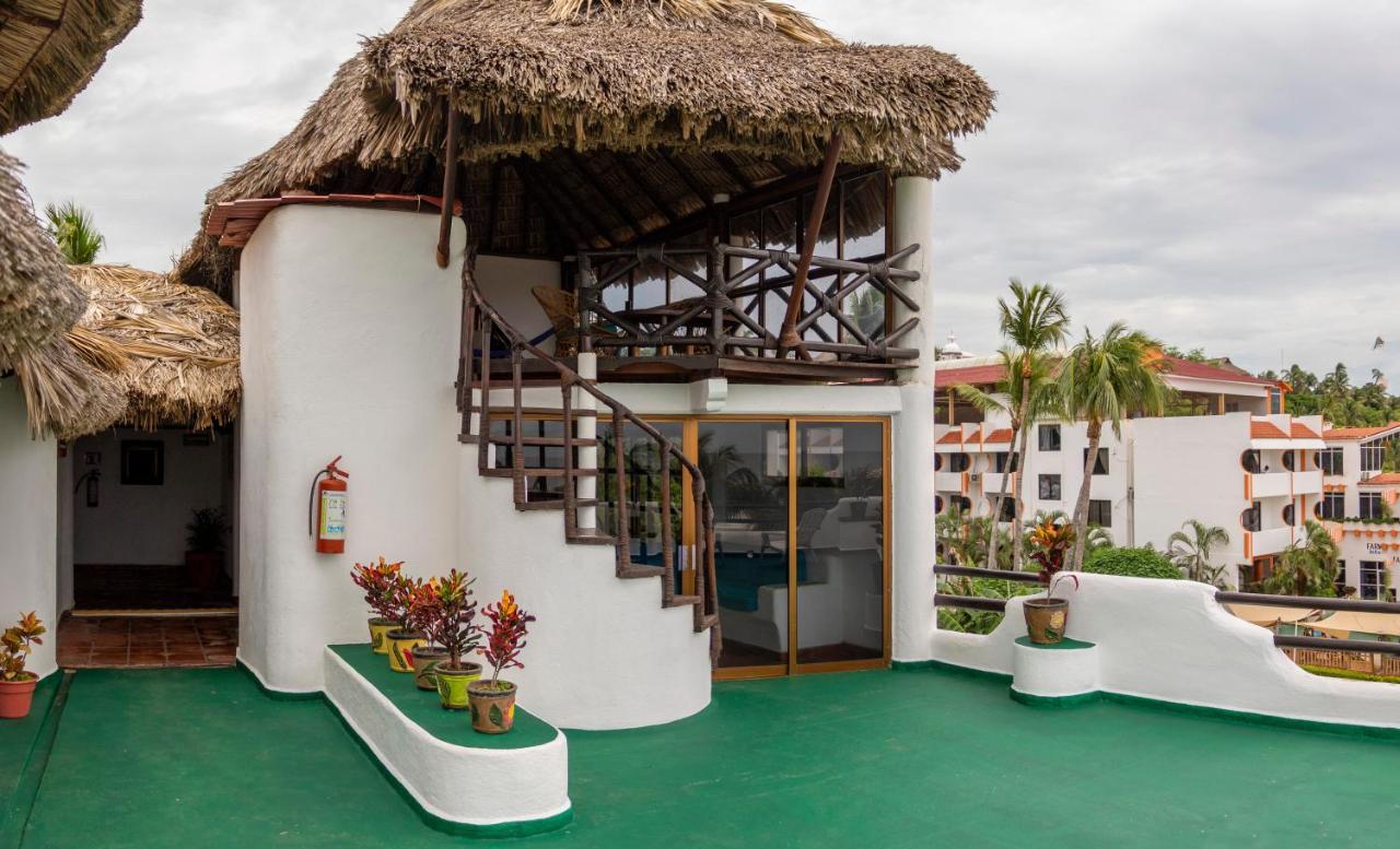 Hotel Bungalows Acuario Пуерто-Ескондідо Екстер'єр фото