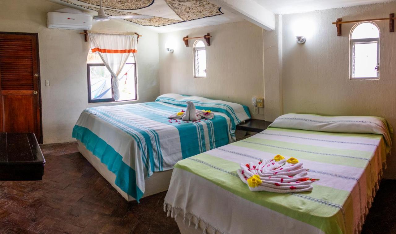 Hotel Bungalows Acuario Пуерто-Ескондідо Екстер'єр фото