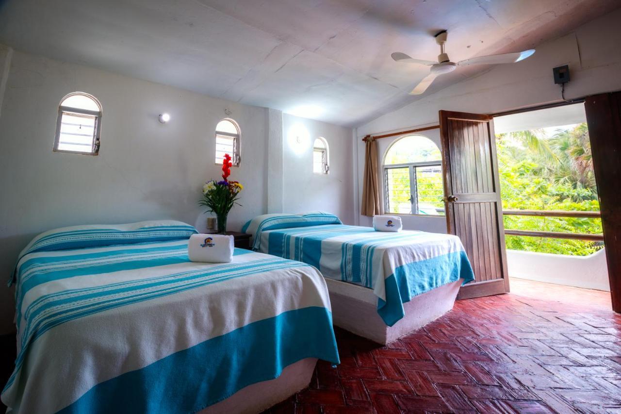 Hotel Bungalows Acuario Пуерто-Ескондідо Екстер'єр фото